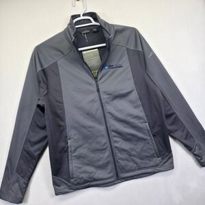 Eddie Bauer Trail Soft Shell‎ Jacket Mens XL Gray Fleece Warm Wind Resistant NEW